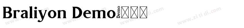Braliyon Demo字体转换